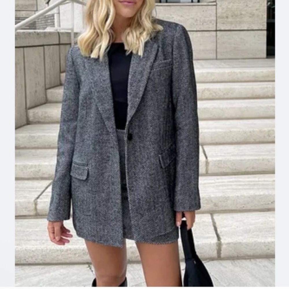 Harris Tweed Grey Tweed Country Jacket